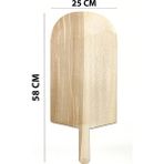 58×25 Ahşap Lahmacun-Pide Küreği-Fırın Küreği-Pizza Küreği