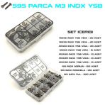 595 Parça M3 İnox Ysb Vida Somun Ve Pul Seti