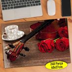 59570059 Güller ve Keman Romantik Ortam 240 Parça Puzzle Yapboz