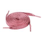 5Chaos Eğlenceli, Havalı Tasarım için Canlı Ayakkabı Bağcıkları, Metal Aglets 1 Çift, Metalik Pembe, 39" (100CM)