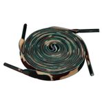 5Chaos Eğlenceli, Havalı Tasarım için Canlı Ayakkabı Bağcıkları, Metal Aglets 1 Çift, Taktik Kamuflaj, 51" (130CM)