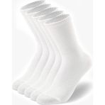 5'çift Unisex Düz Desensiz Tenis ve Kolej Çorabı Özel Günlük & Spor Giyimleri Için Şık Görünüm Siyah & Beyaz Renk Seçenegi Ile - 36 - 40