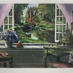 5D Yapışan Boncuk Goblen 30 x 40 cm Mozaik Tablo Pano 60692