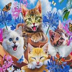 5D Yapışan Boncuk Goblen 40 x 50 cm Mozaik Tablo Pano 76449