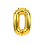 5DM 0 Rakam Folyo Gold Renk Balon Küçük 35 Cm