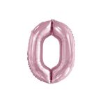 5DM 0 Rakam Pastel Pembe Folyo Balon 76 Cm