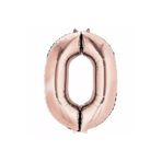 5DM 0 Rakam Rose Folyo Balon 100 Cm