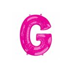 5DM 1 Metre Pembe G Harfi Folyo Harf Balon Pembe Folyo Balon G Harf Balon Uygun Folyo Yeni