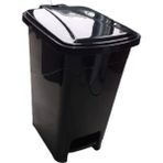 5DM 15 Lt Slim Pedallı Plastik Çöp Kovası Siyah Renkli - 1 Adet