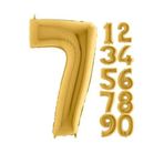 5DM 7 Rakam Balon Folyo Gold Altın Sarısı 16 Inç