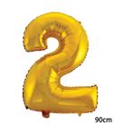 5DM 90 Cm 2 Rakamı Folyo Balon Altın