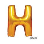5DM 90 Cm H Harfi Folyo Balon Altın