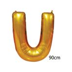 5DM 90 Cm U Harfi Folyo Balon Altın