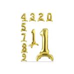 5DM Ayaklı Gold Rakam Folyo Balon