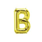 5DM B Harf Folyo Gold Renk Balon Küçük 35 Cm