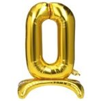 5DM Balon 0 Rakamı Ayaklı Folyo Balon