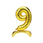 5DM Balon 9 Rakamı Ayaklı Folyo Balon