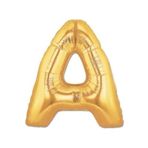 5DM Balon A Harf Gold Folyo Balon 102 Cm
