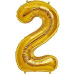 5DM Balon Rakam Balon Folyo Orta Boy 75 Cm Gold 2