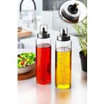 5DM Borosilikat Akıllı Cam Yağdanlık - Dekoratif Sızdırmaz Sirkelik Sosluk 500 ml