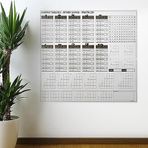 5DM-Çarpım Tablosu Ezberleme Manyetik Duvar Stickerı 100 x 100 cm