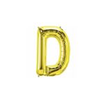 5DM D Harf Folyo Gold Renk Balon Küçük 35 Cm