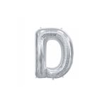 5DM D Harf Folyo Gümüş Balon Küçük 35 Cm