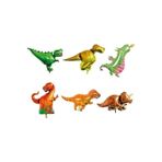 5DM Dinozor Tema 6'lı Folyo Balon Seti, 35 cm, Renkli, Doğum Günü Parti Balonu