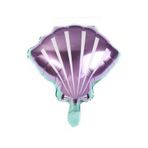 5DM Fırsat Ayı İstiridye Folyo Balon, 55 cm, Mor ve Mint Yeşil