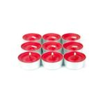 5DM Fırsat Ayı T-light Mum Kırmızı Renk Tea Light Mum, 50'li Set