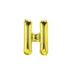 5DM H Harf Folyo Gold Renk Balon Küçük 35 Cm