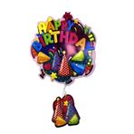 5DM Happy Birthday Yazılı Asmalı 3d Doğum Günü Süsleme