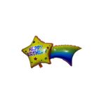 5DM Happy Birthday Yıldız Figürlü Folyo Balon, 18 İnç, Doğum Günü Balonu