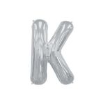 5DM K Harf Folyo Gümüs Balon Küçük 35 Cm