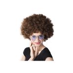 5DM Kahve Renk Kıvırcık Afro Bonus Peruk