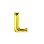 5DM L Harf Folyo Gold Renk Balon Küçük 35 Cm