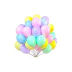 5DM Makaron Karışık Balon, 100 Adet, Çok Renkli