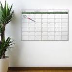 5Dm Manyetik Yapışkanlı Bir Aylık Program Planlayıcı Takvim 85X56 Cm