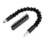 5DM-Matkap Ucu - Bükülebilir Oynar Vidalama Bits Uzatma Aparatı 30Cm - Komple Set