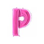 5DM P Harf Folyo Balon Fuşya 100cm