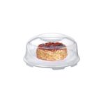5DM Pasta ve Kek Taşıma Kabı Fanusu, 7 Litre Kapasite, 34,5x15,5 cm, Beyaz