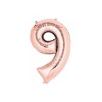 5DM ROSE GOLD RAKAM FOLYO BALON (76 CM)