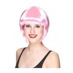 5DM Soft Pembe Renk Parti Peruğu Küt Saç