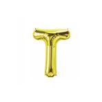 5DM T Harf Folyo Gold Renk Balon Küçük 35 Cm