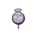 5DM Tek Taş Yüzük Figürlü Folyo Balon 18 Inç Pembe