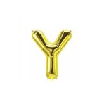 5DM Y Harf Folyo Gold Renk Balon Küçük 35 Cm