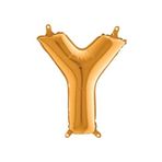 5DM Y Harfi Gold Folyo Balon 100 Cm