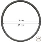 5Gen Tasarım Taç Baby Düdüklü Tencere Lastiği Uyumlu 18 cm Silikon Conta Acar easy touch düdüklü uyumlu Isıya Dayanımlı 2,5 - 3,5 Litre