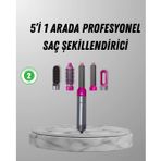 5’i 1 Arada Saç Şekillendirici Set Kuaför Düzeyinde Performans Ve Ergonomik Tasarım FRTKGT25DYMXUCZZZ5İTARAK-2