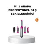 5’İ 1 Arada Saç Şekillendirme Seti Negatif İyon Teknolojili Ve Hızlı Kurutmalı P97566s847